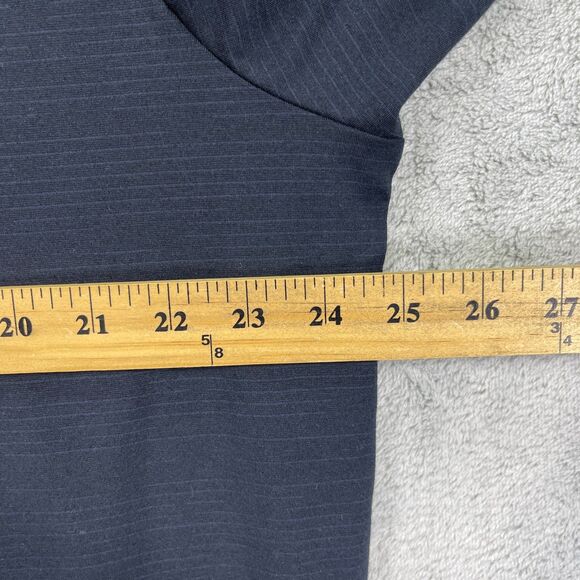 Travis Mathew Polo Shirt Mens 2XL Black Stretch Golf Outdoor Casual Striped - Picture 9 of 11